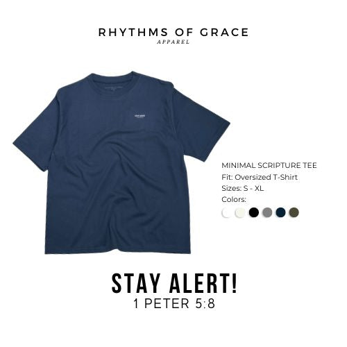 Stay Alert Scripture Tee