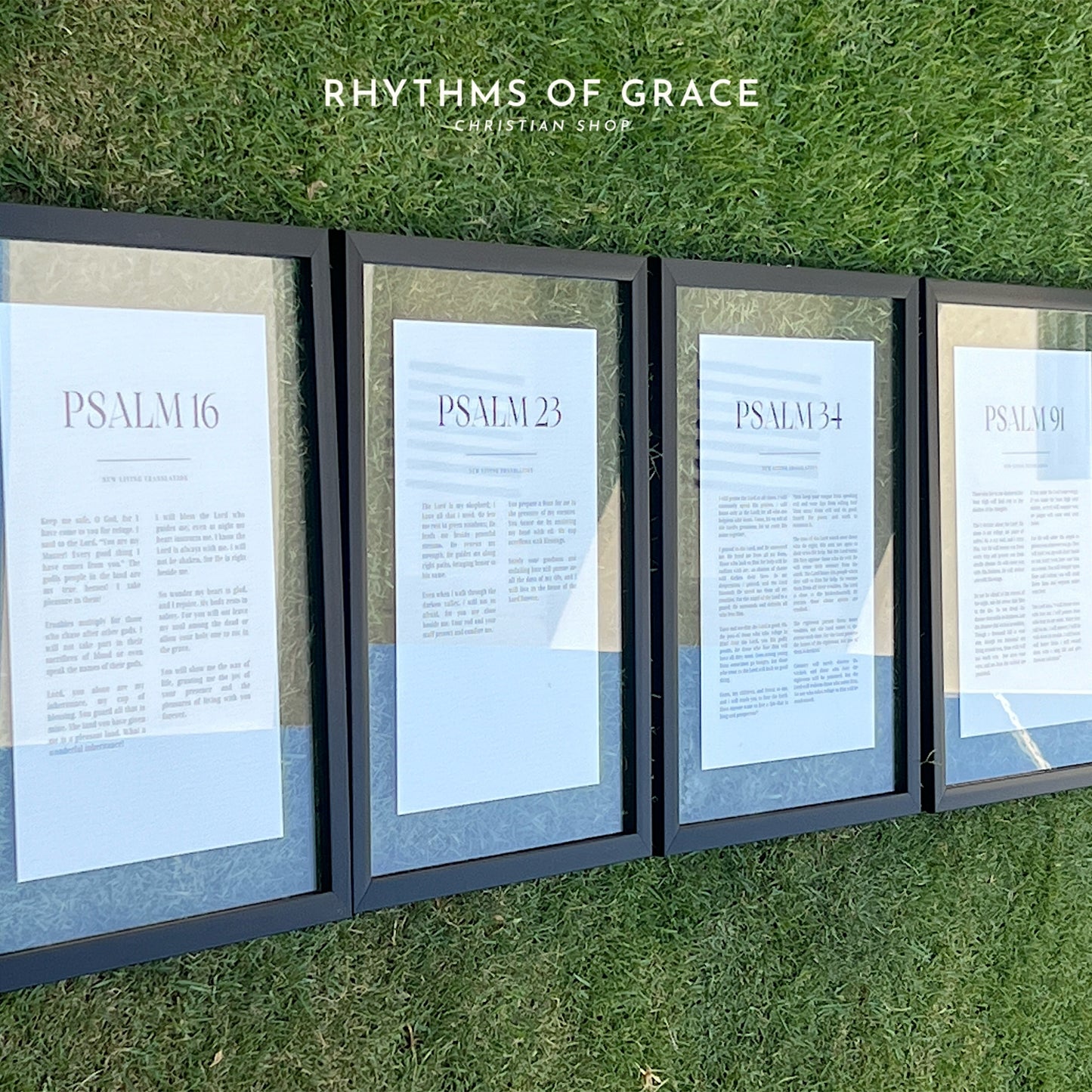 Psalm 91 Bible Scripture Wall Art, Home Decor