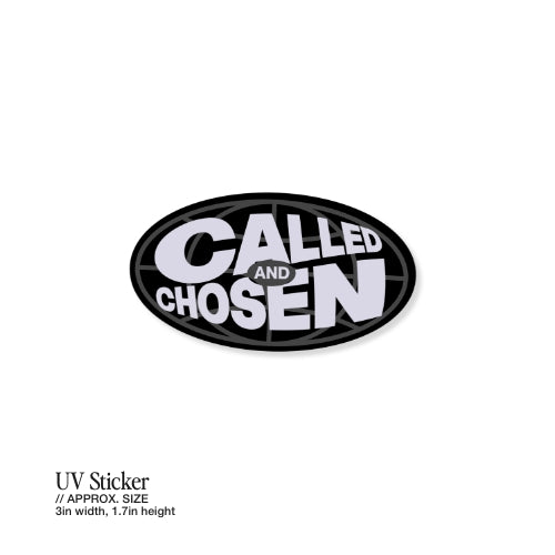 Called & Chosen – UV Waterproof Sticker