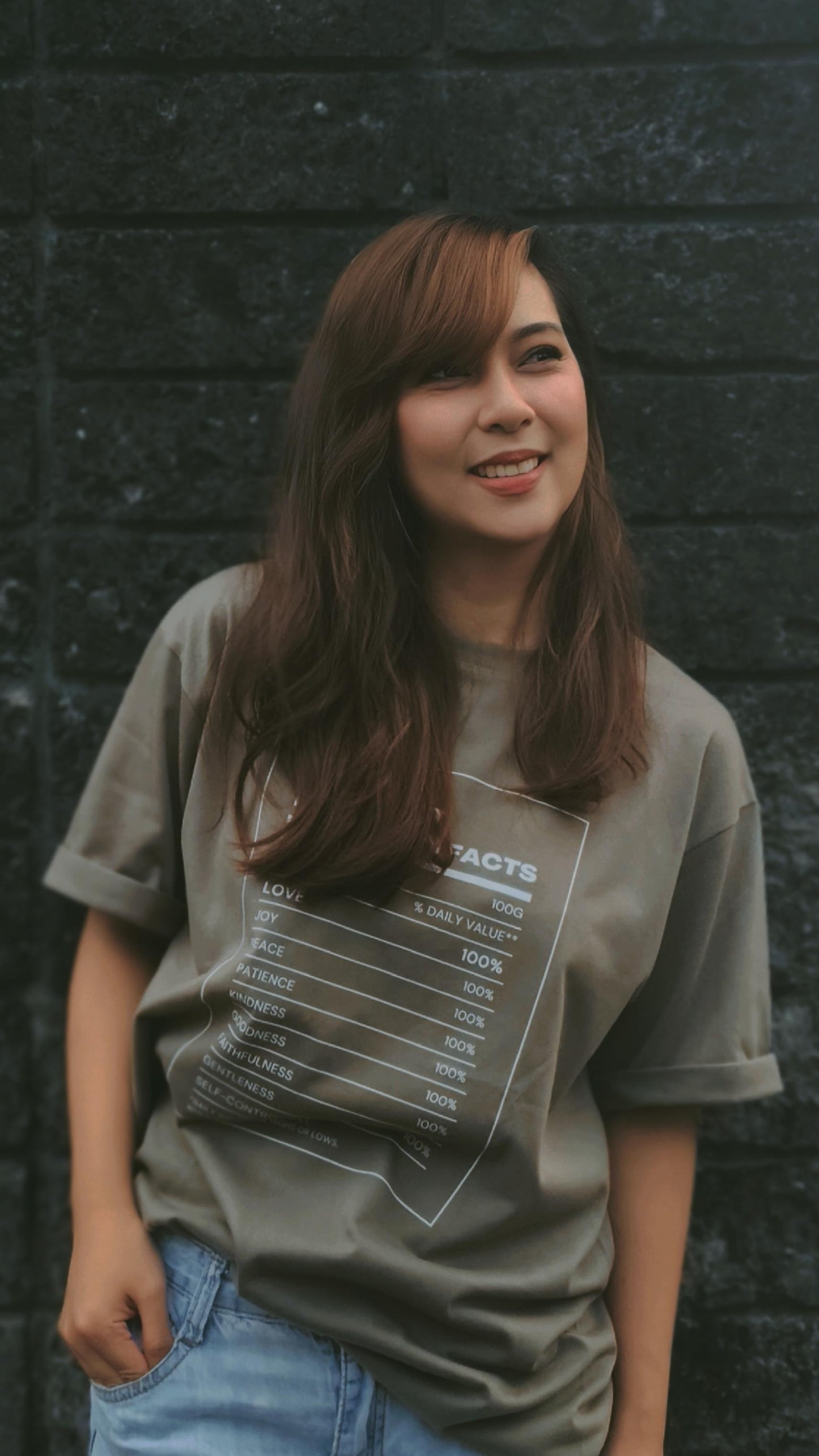 Mga Rhythms of Grace Apparel | Fruit of the Spirit Nutrition Facts | Malaking T-Shirt