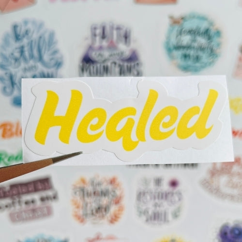 Healed – Waterproof Sticker