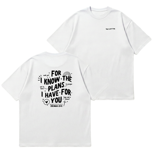 Jeremiah 29:11 – Premium Oversized T-Shirt