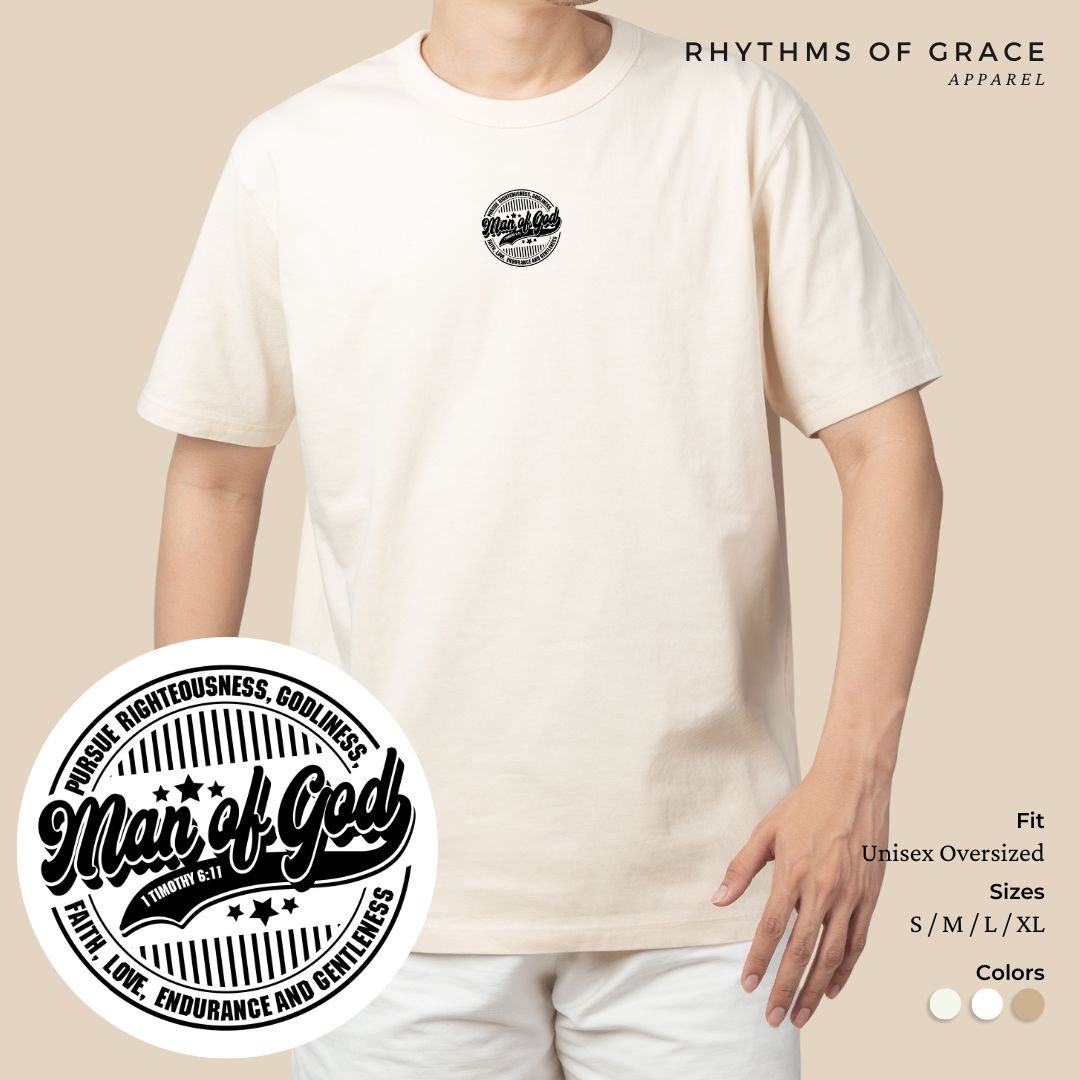 Mga Rhythms of Grace Apparel | Tao ng Diyos | Malaking T-Shirt