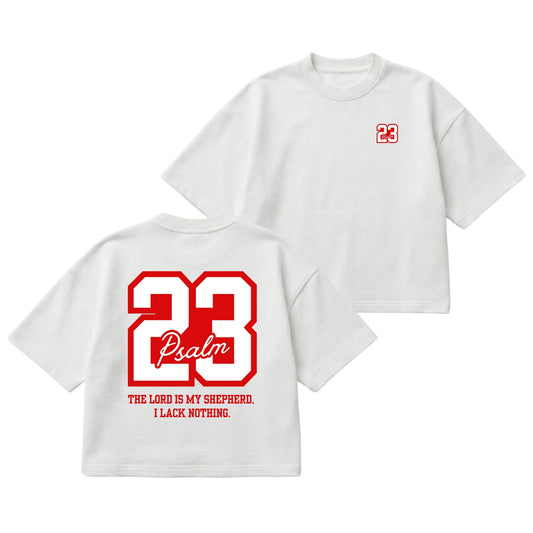 Psalm 23 – Boxy Cropped Shirt