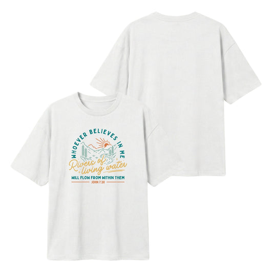 Rivers of Living Water – Lightweight Oversized T-Shirt