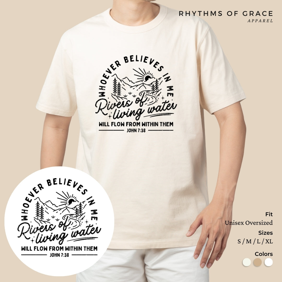 Rivers of Living Water Oversized T-Shirt