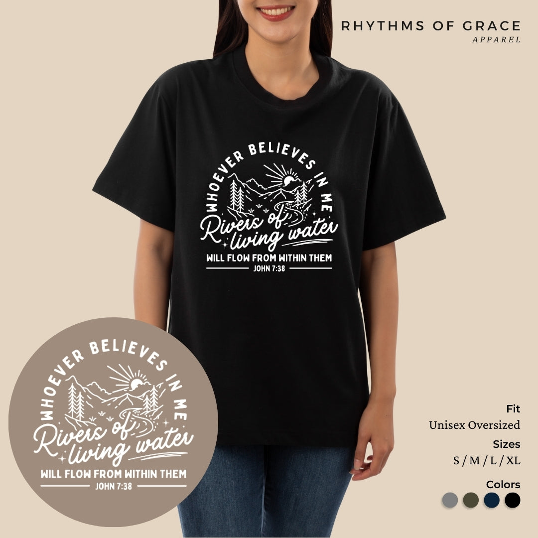 Rivers of Living Water Oversized T-Shirt