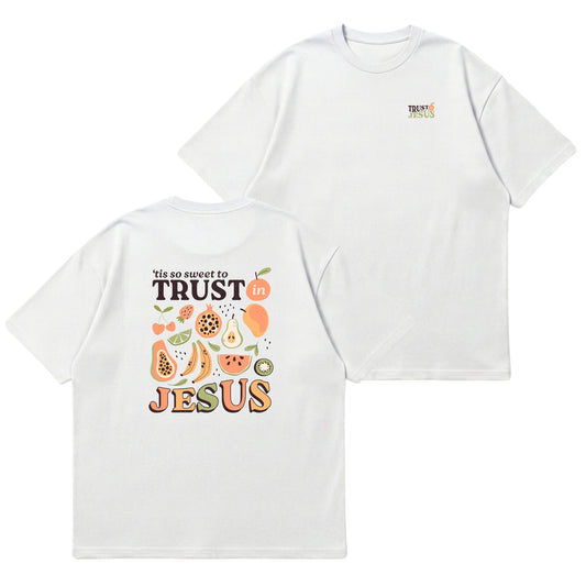 Trust In Jesus – Premium Oversized T-Shirt