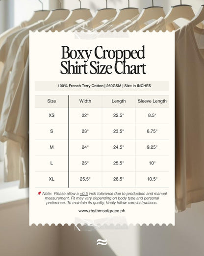 But I Trust in the Lord – Boxy Cropped Shirt