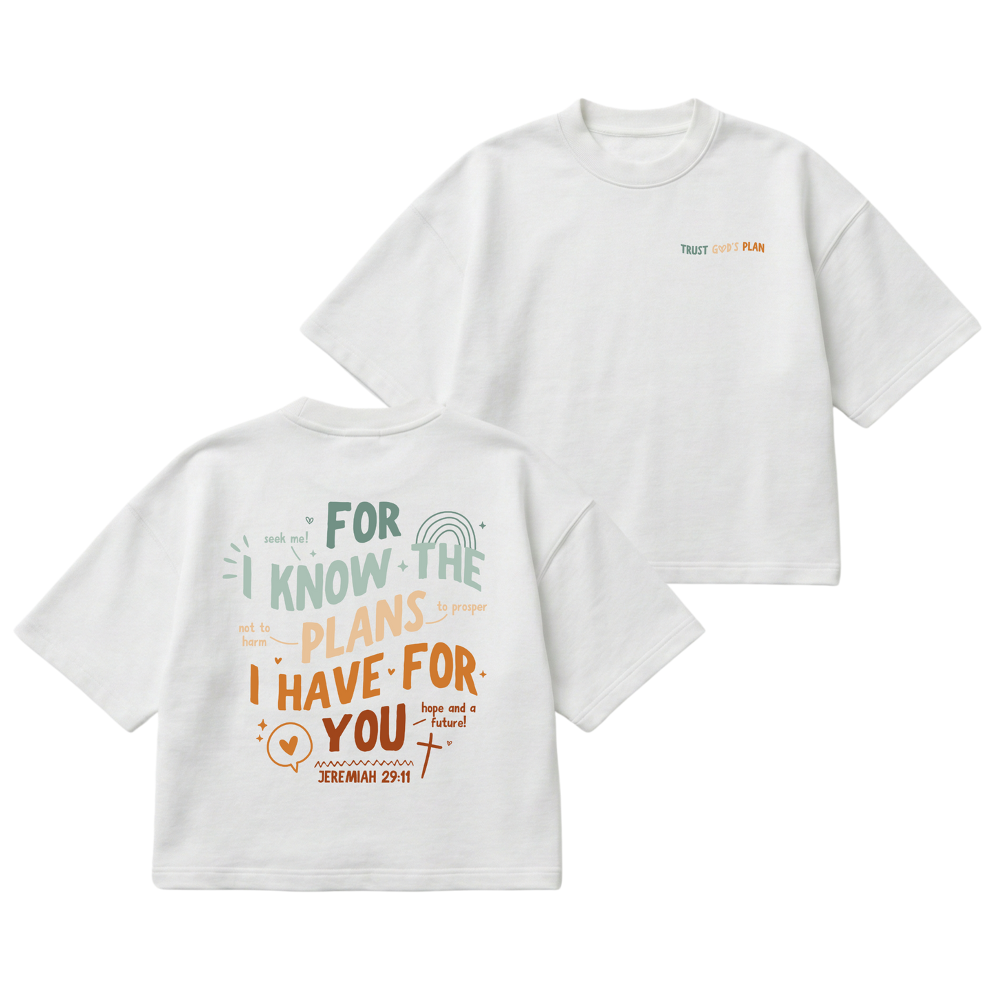Jeremiah 29:11 – Boxy Cropped Shirt
