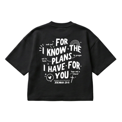 Jeremiah 29:11 – Boxy Cropped Shirt