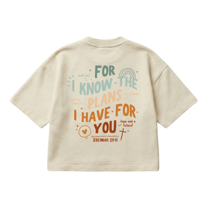 Jeremiah 29:11 – Boxy Cropped Shirt