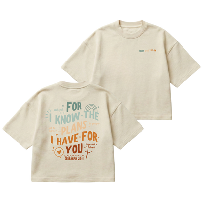 Jeremiah 29:11 – Boxy Cropped Shirt
