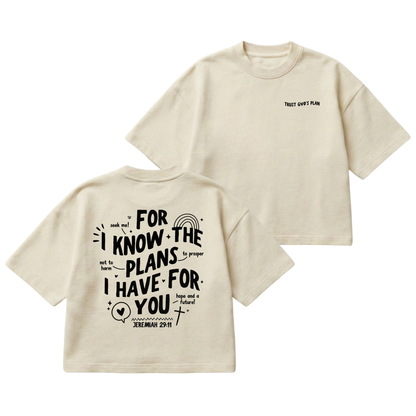 Jeremiah 29:11 – Boxy Cropped Shirt