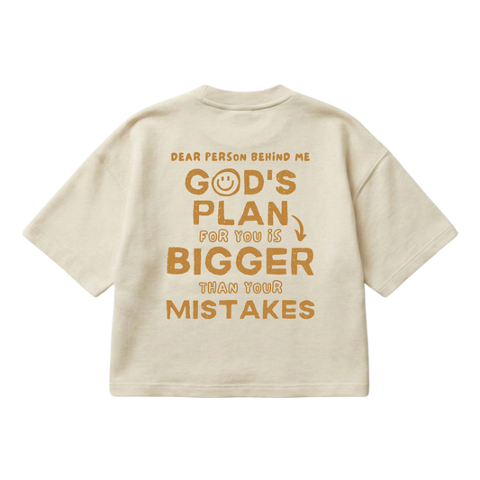 Dear Person Behind Me – Boxy Cropped Shirt