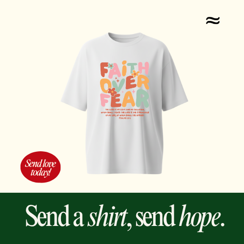 Faith-filled Shirt for Typhoon Victims