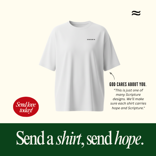 Faith-filled Shirt for Typhoon Victims