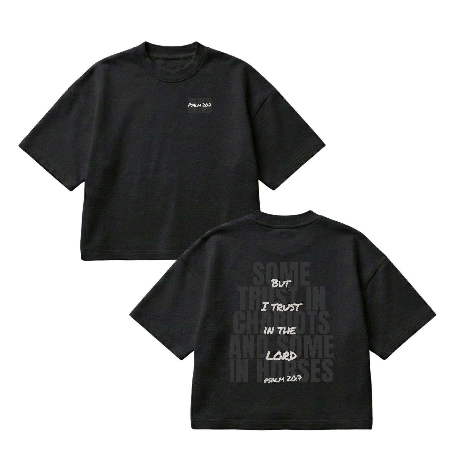 But I Trust in the Lord – Boxy Cropped Shirt