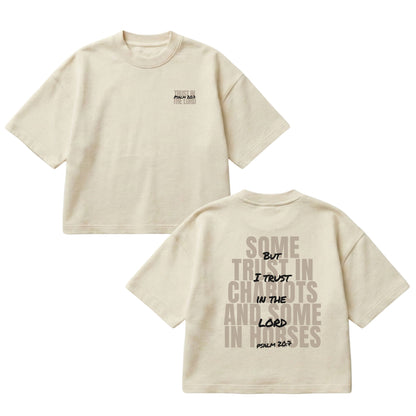 But I Trust in the Lord – Boxy Cropped Shirt