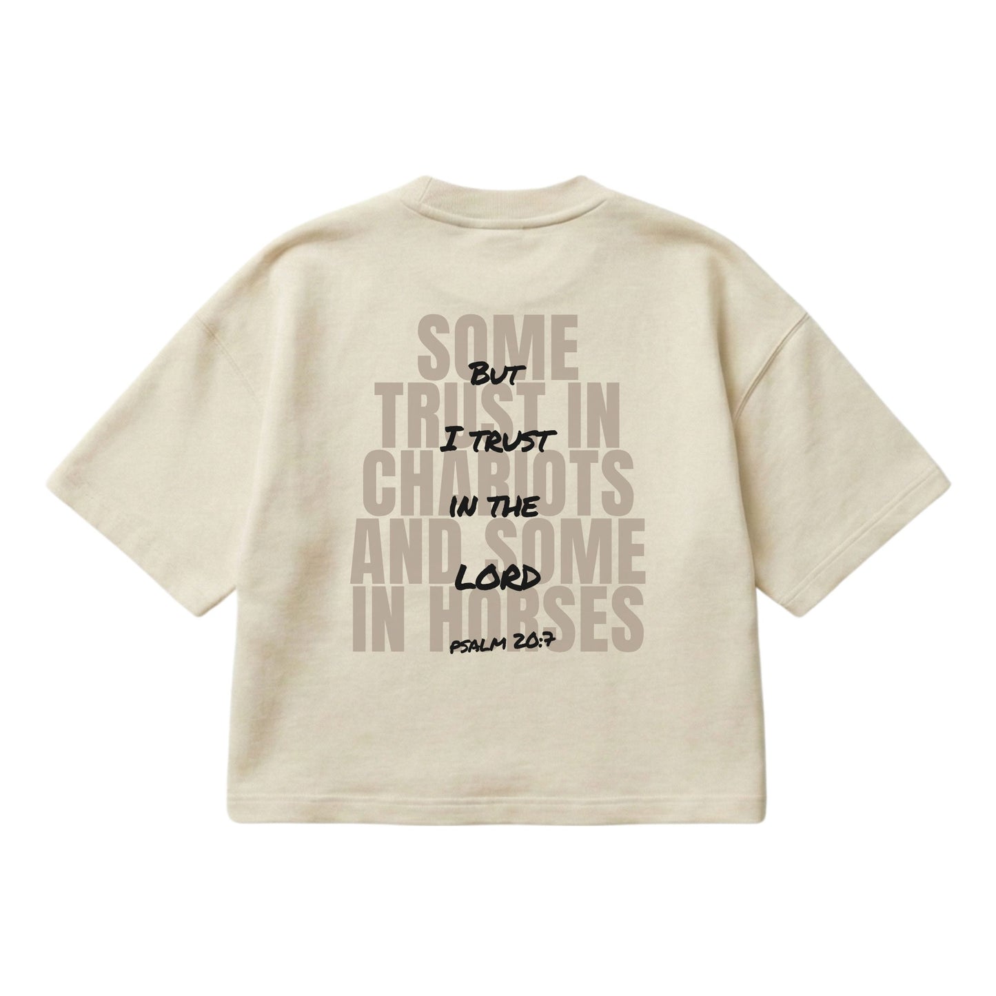 But I Trust in the Lord – Boxy Cropped Shirt