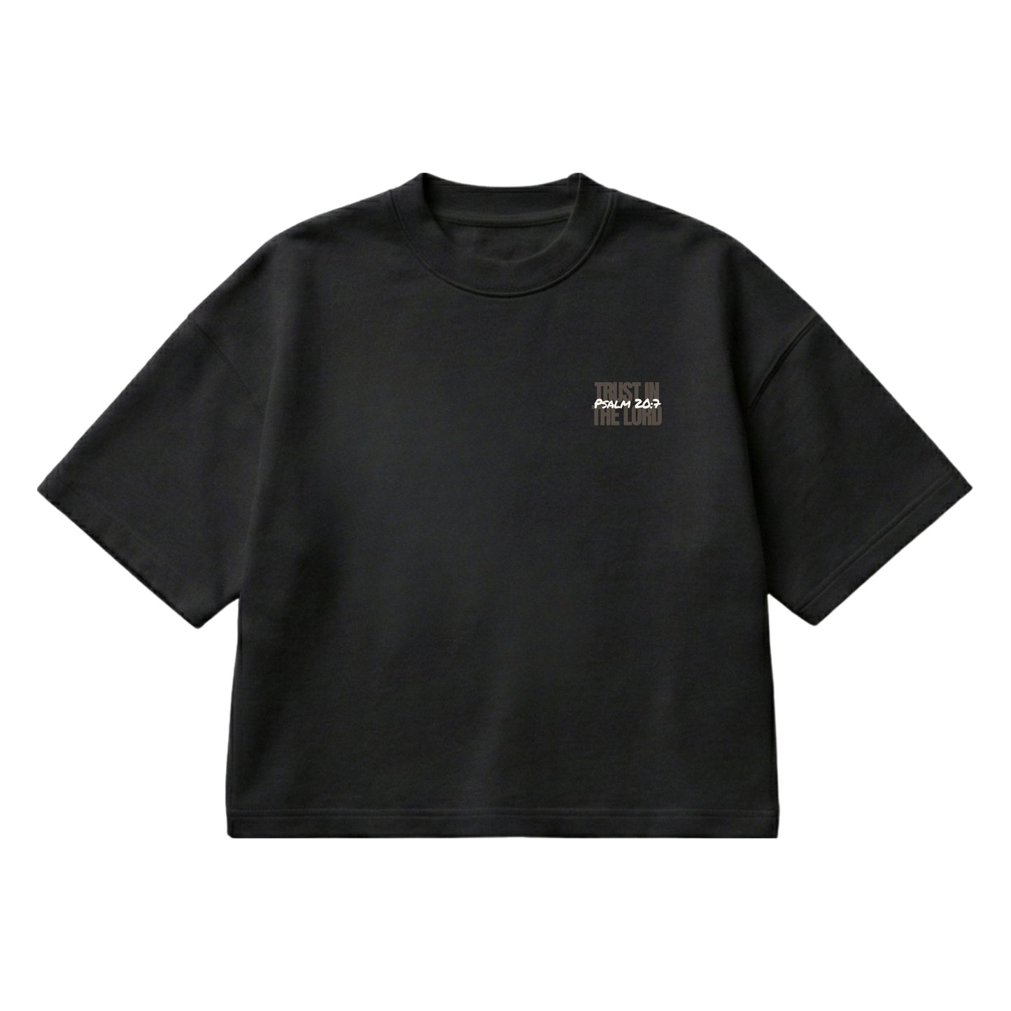 But I Trust in the Lord – Boxy Cropped Shirt