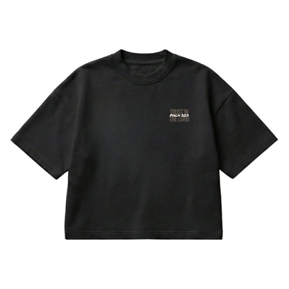 But I Trust in the Lord – Boxy Cropped Shirt