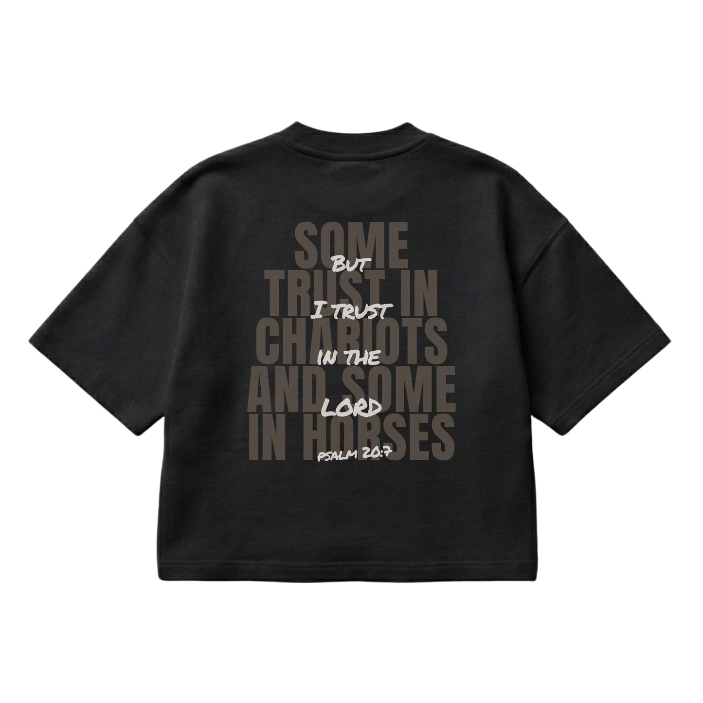 But I Trust in the Lord – Boxy Cropped Shirt