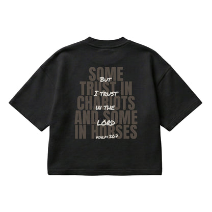 But I Trust in the Lord – Boxy Cropped Shirt
