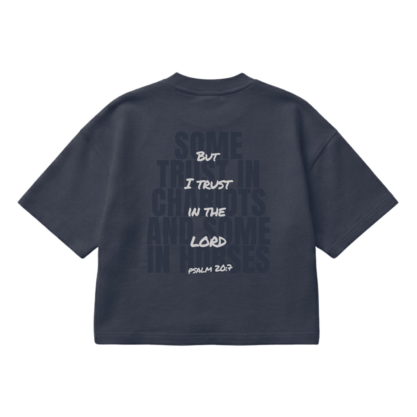 But I Trust in the Lord – Boxy Cropped Shirt