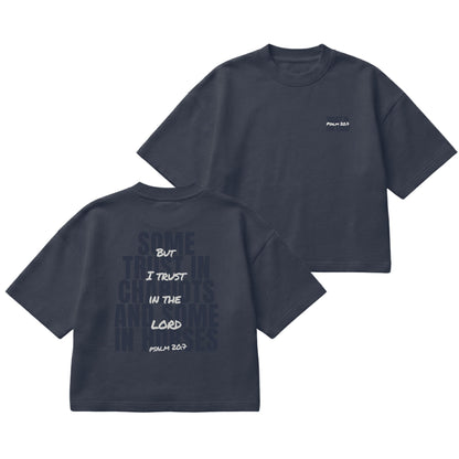 But I Trust in the Lord – Boxy Cropped Shirt