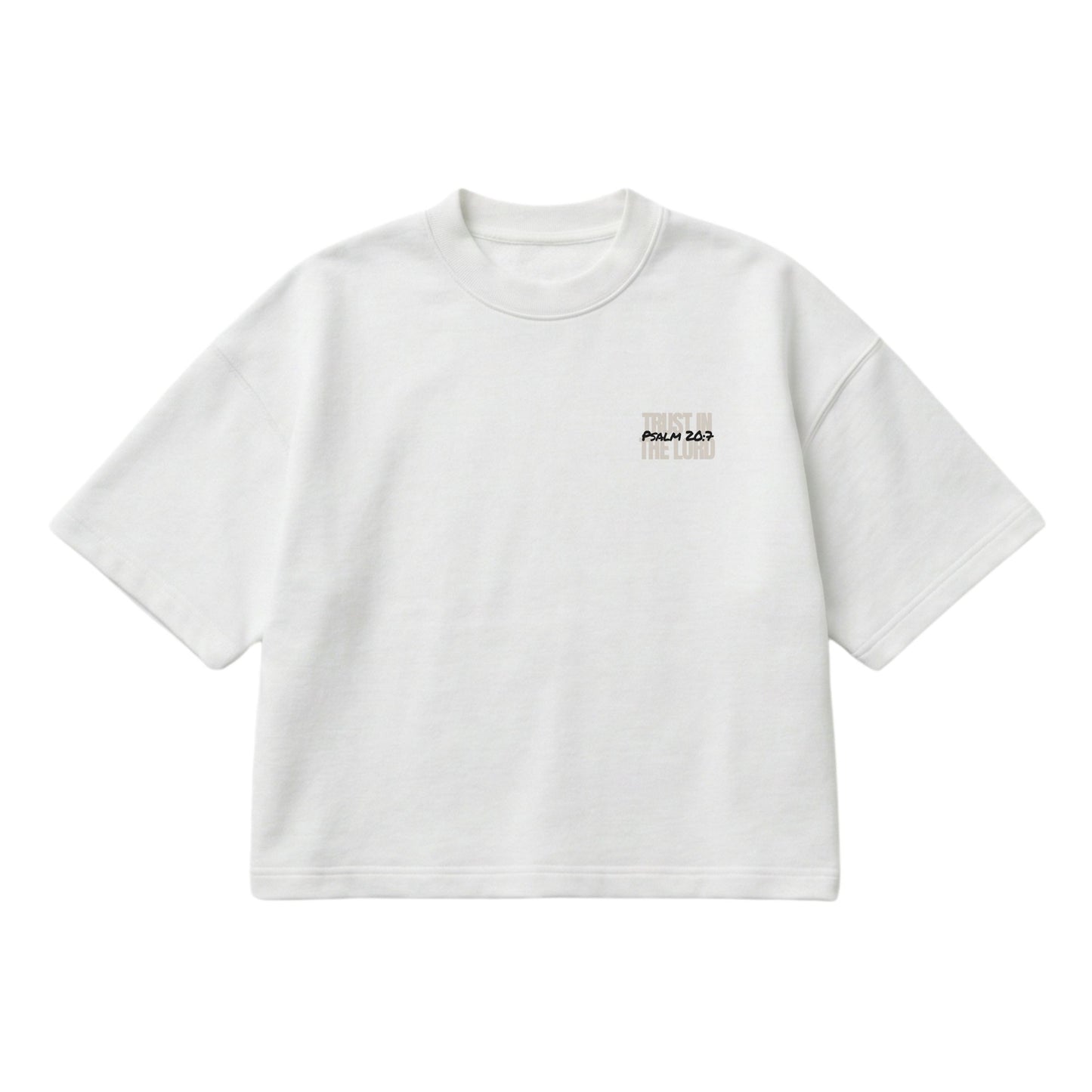 But I Trust in the Lord – Boxy Cropped Shirt