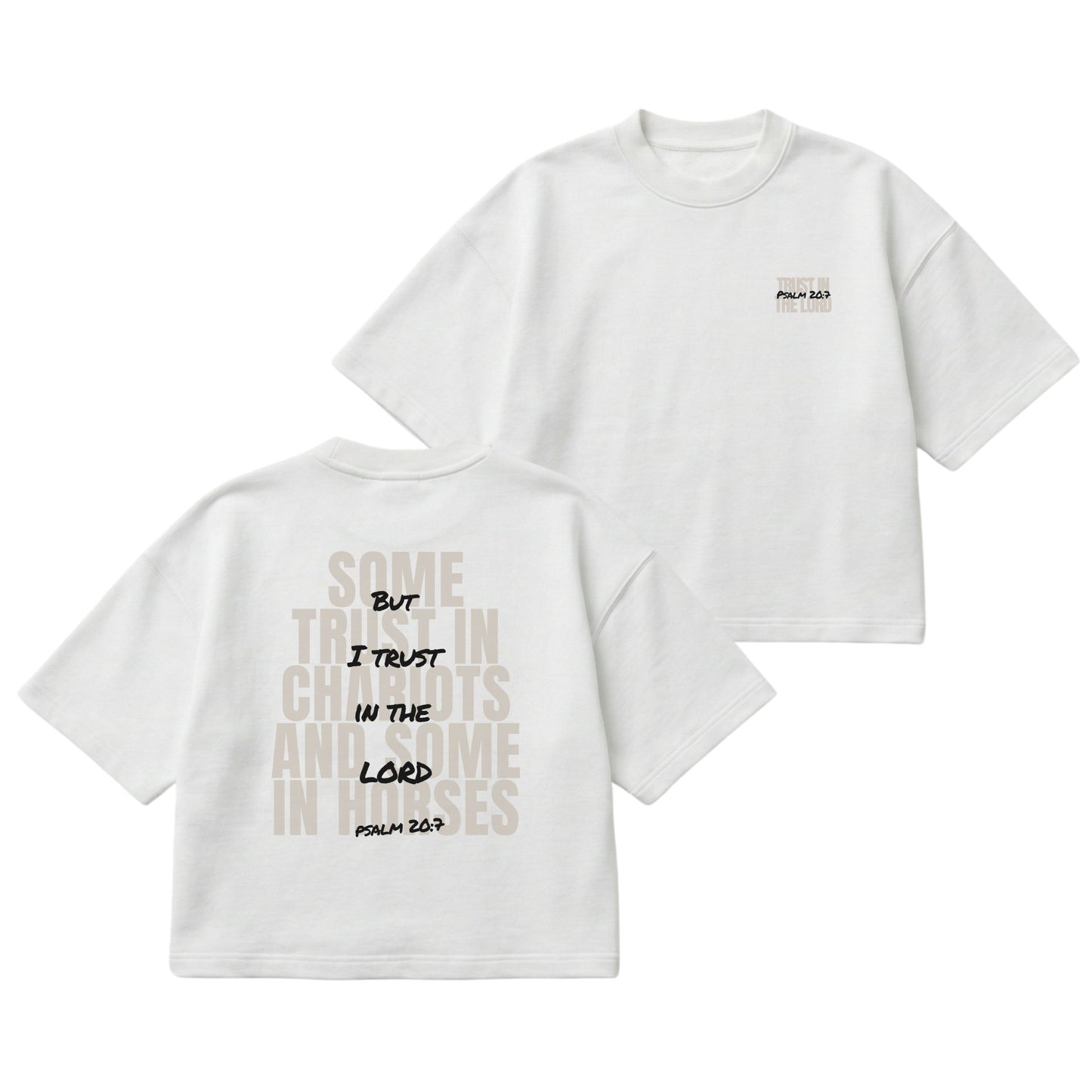 But I Trust in the Lord – Boxy Cropped Shirt