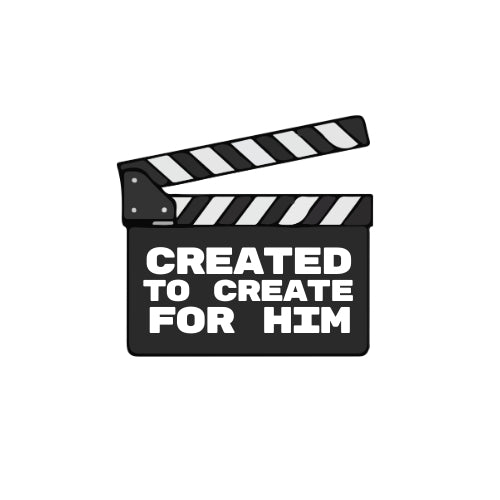 Created to Create for Him – UV Waterproof Sticker