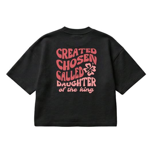 Daughter of The King – Boxy Cropped Shirt