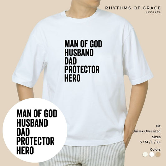Mga Rhythms of Grace Apparel | Para kay Tatay | Malaking T-Shirt