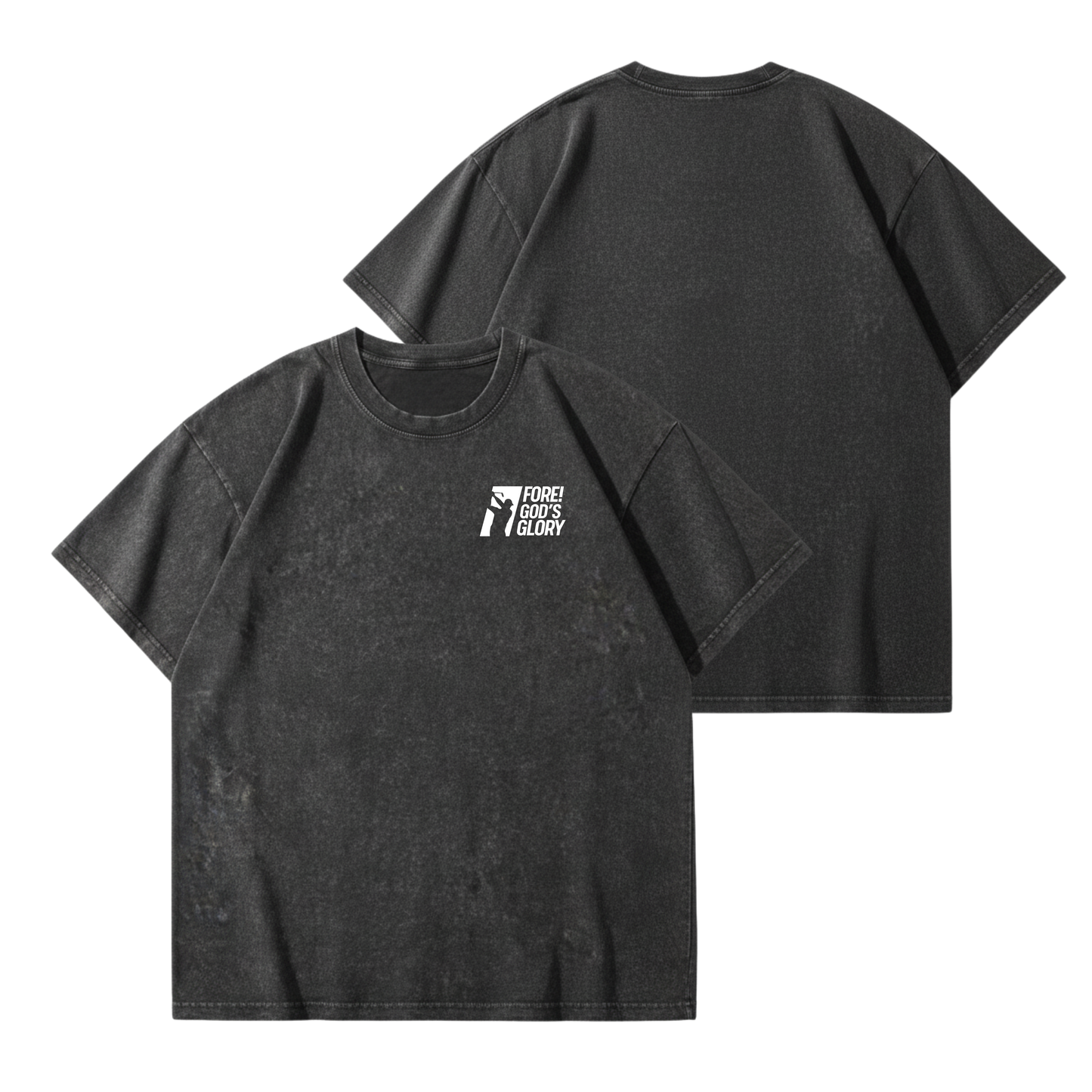 Fore! God's Glory – Vintage Washed T-Shirt