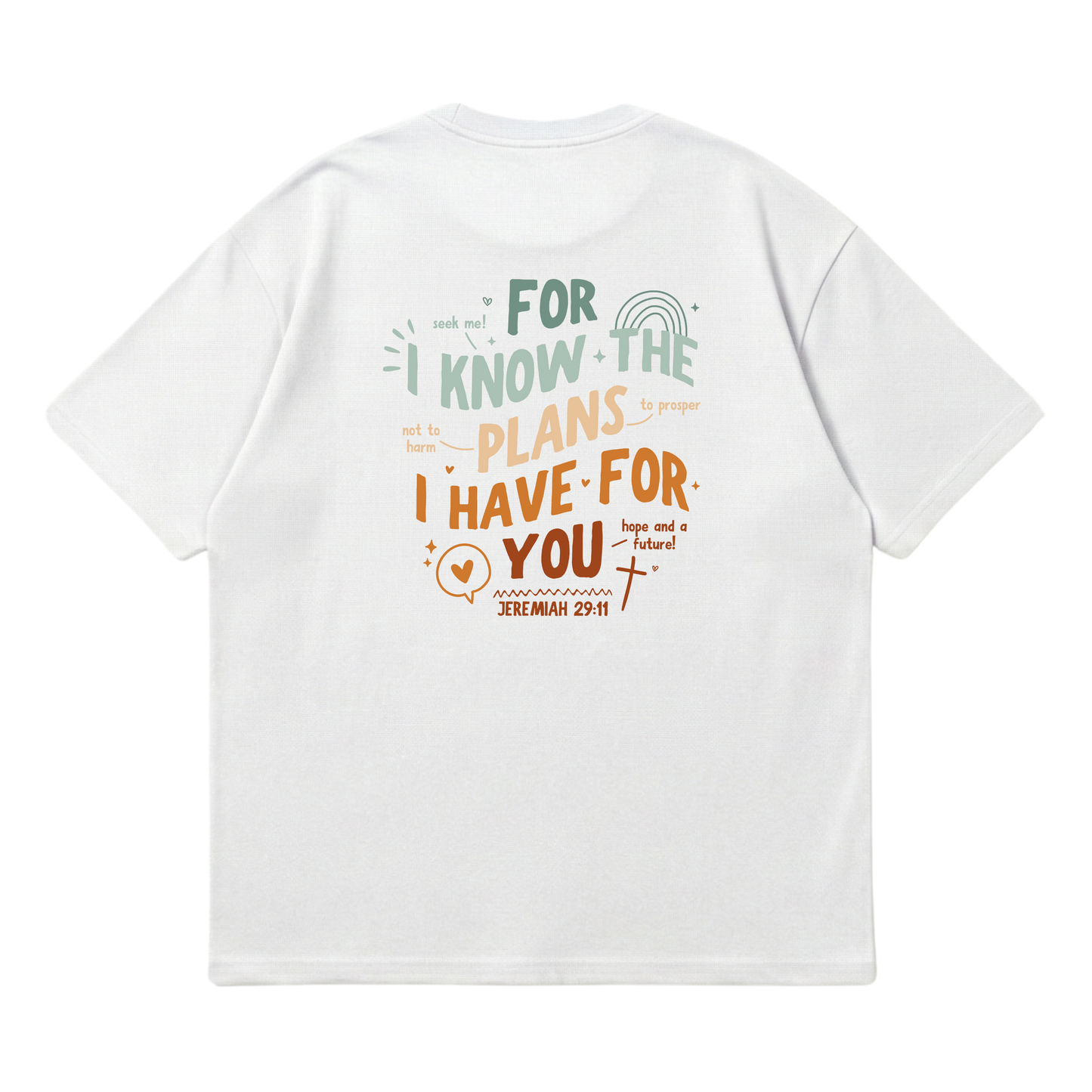 Jeremiah 29:11 – Premium Oversized T-Shirt