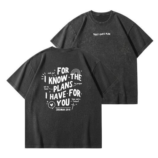 Jeremiah 29:11 – Vintage Washed T-Shirt