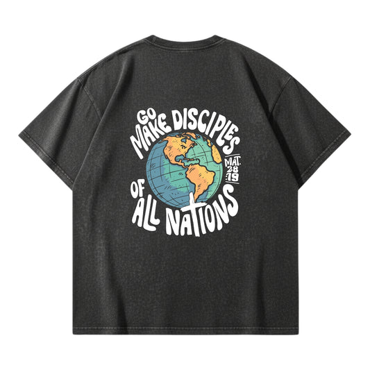 Go & Make Disciples – Vintage Washed T-Shirt