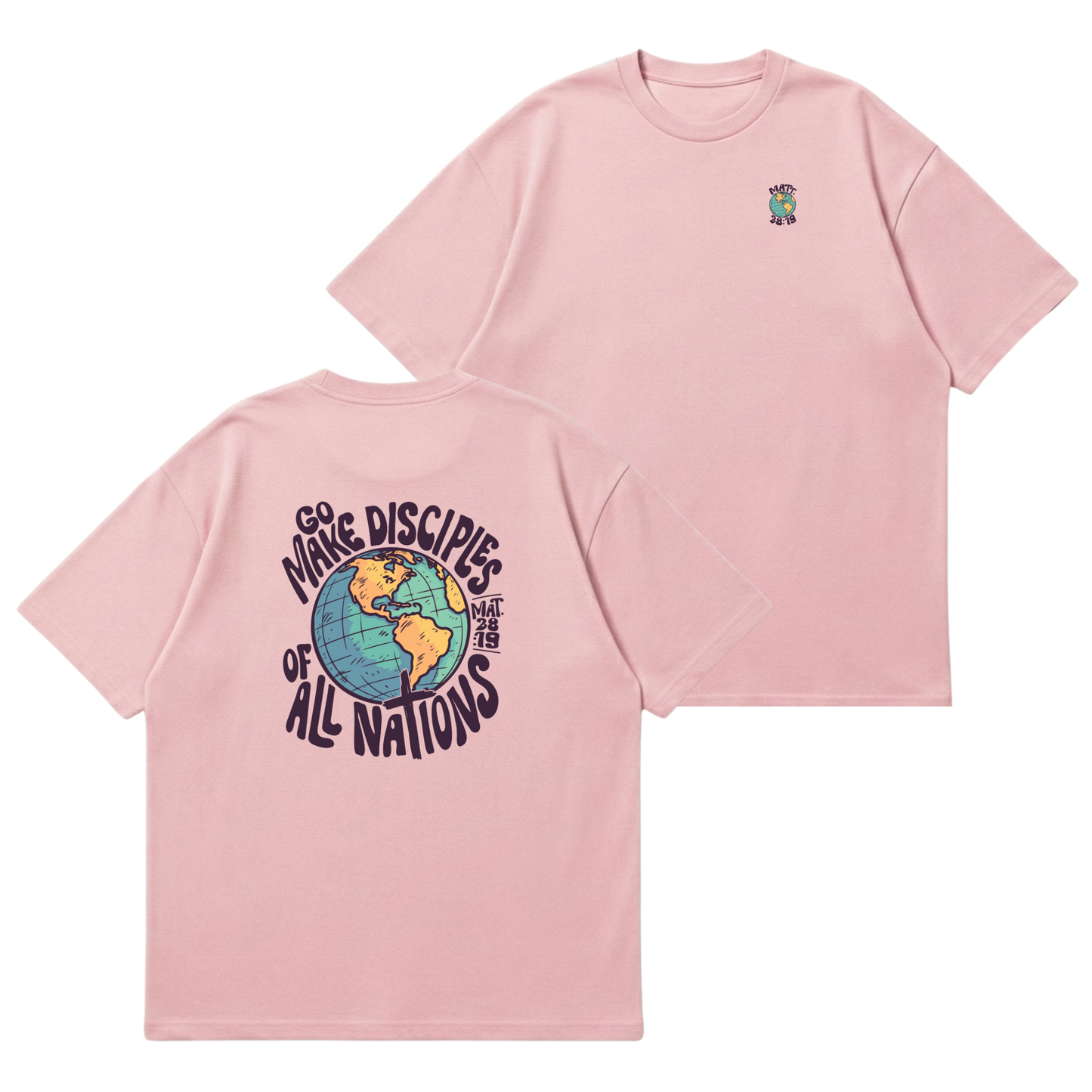 Go & Make Disciples – Premium Oversized T-Shirt