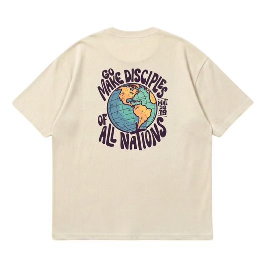 Go & Make Disciples – Premium Oversized T-Shirt