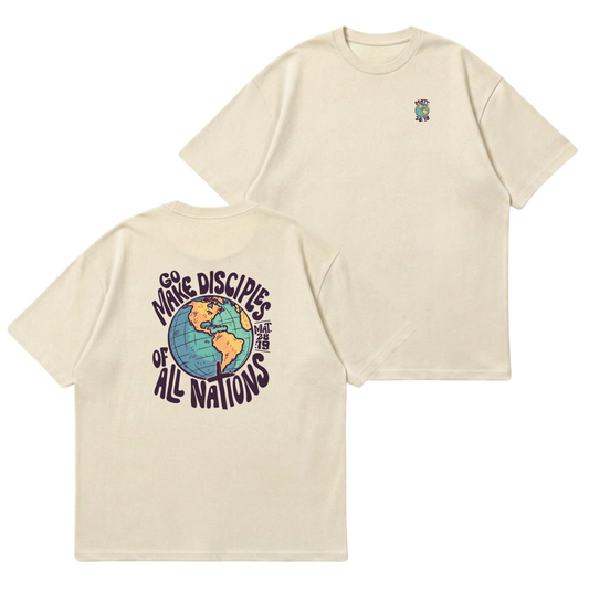 Go & Make Disciples – Premium Oversized T-Shirt