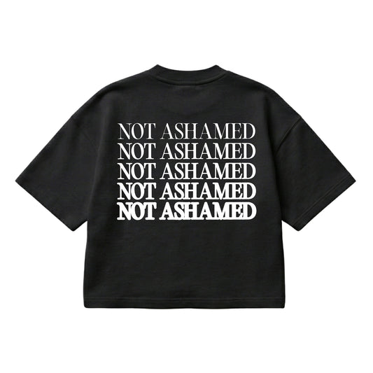 Not Ashamed – Boxy Cropped Shirt