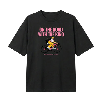 On the road with the King – Lightweight Oversized T-Shirt