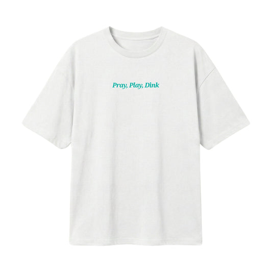 Pray, Play, Dink – Lightweight Oversized T-Shirt