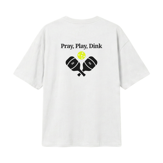 Pray, Play, Dink – Lightweight Oversized T-Shirt