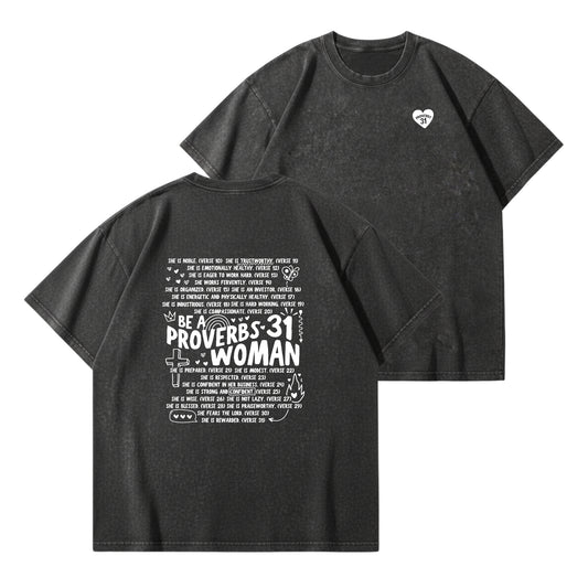 Proverbs 31 Woman – Vintage Washed T-Shirt