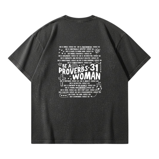 Proverbs 31 Woman – Vintage Washed T-Shirt
