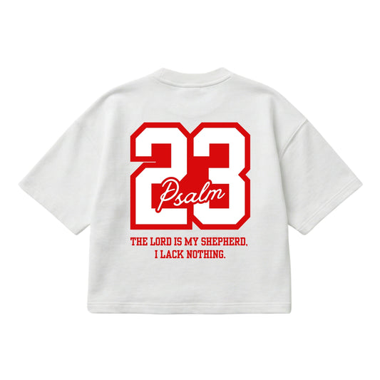 Psalm 23 – Boxy Cropped Shirt