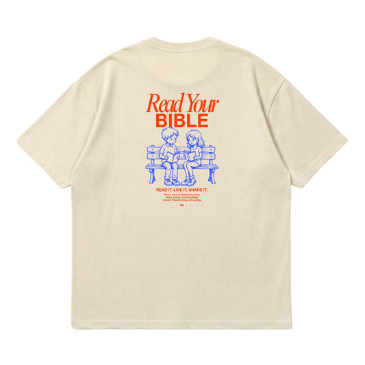 Read Your Bible  – Premium Oversized T-Shirt